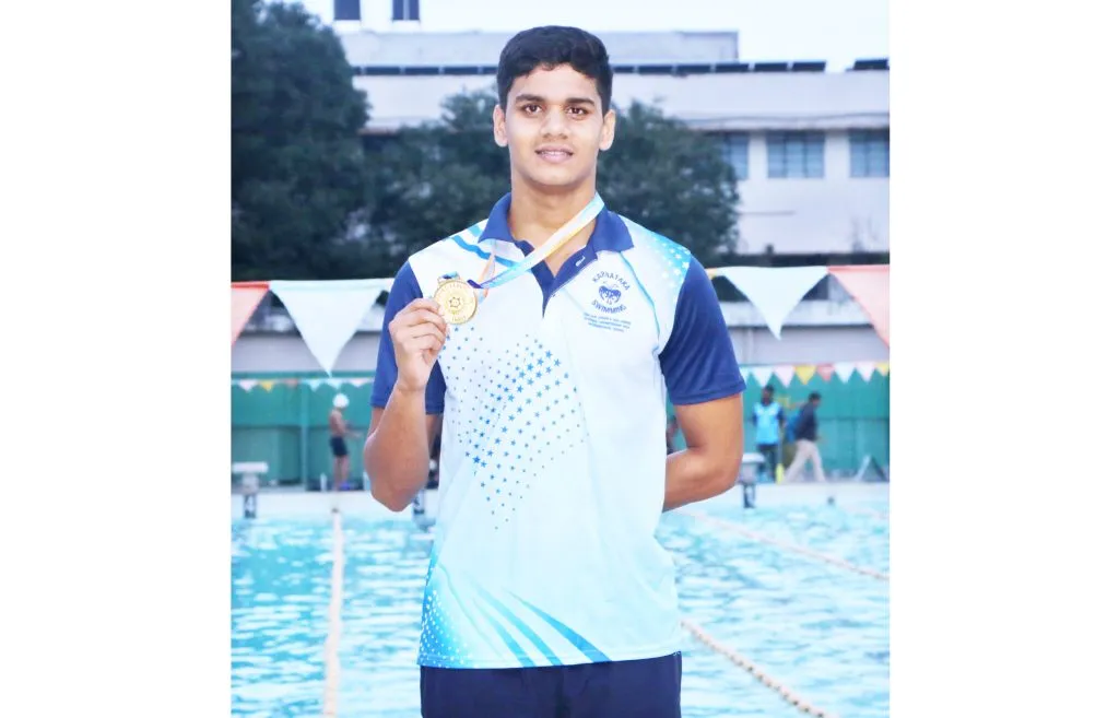 Karnataka wins gold in swimming competition