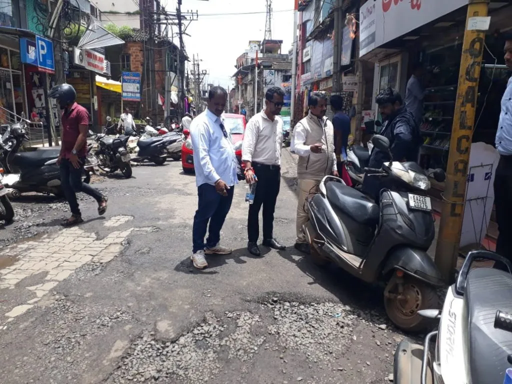 Inspection of immersion procession route in the background of Ganeshotsav