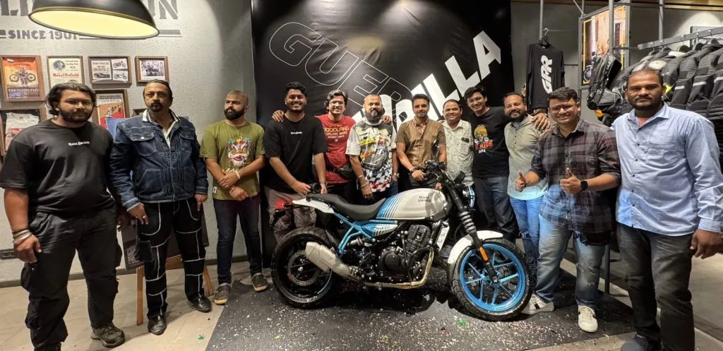 Sale of 'Guerrilla-450' motorcycle started at Gotadgi Motors