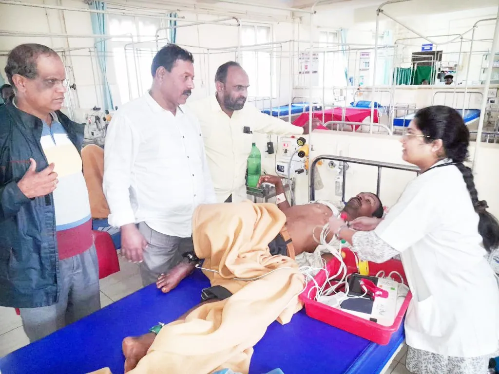 Villager of Belgundi are reluctant to be admitted to the government hospital