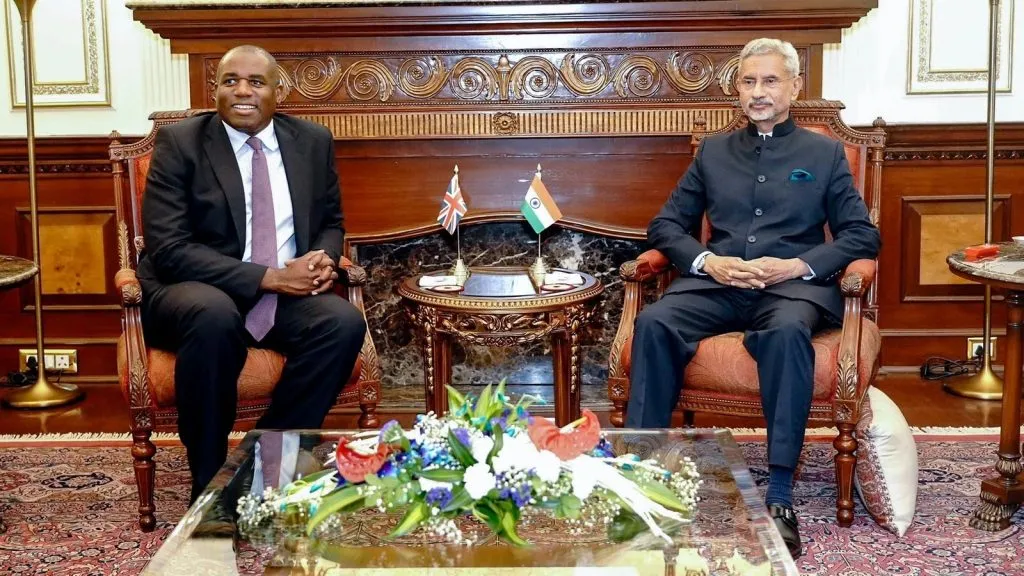 Jaishankar's discussion with British Foreign Minister