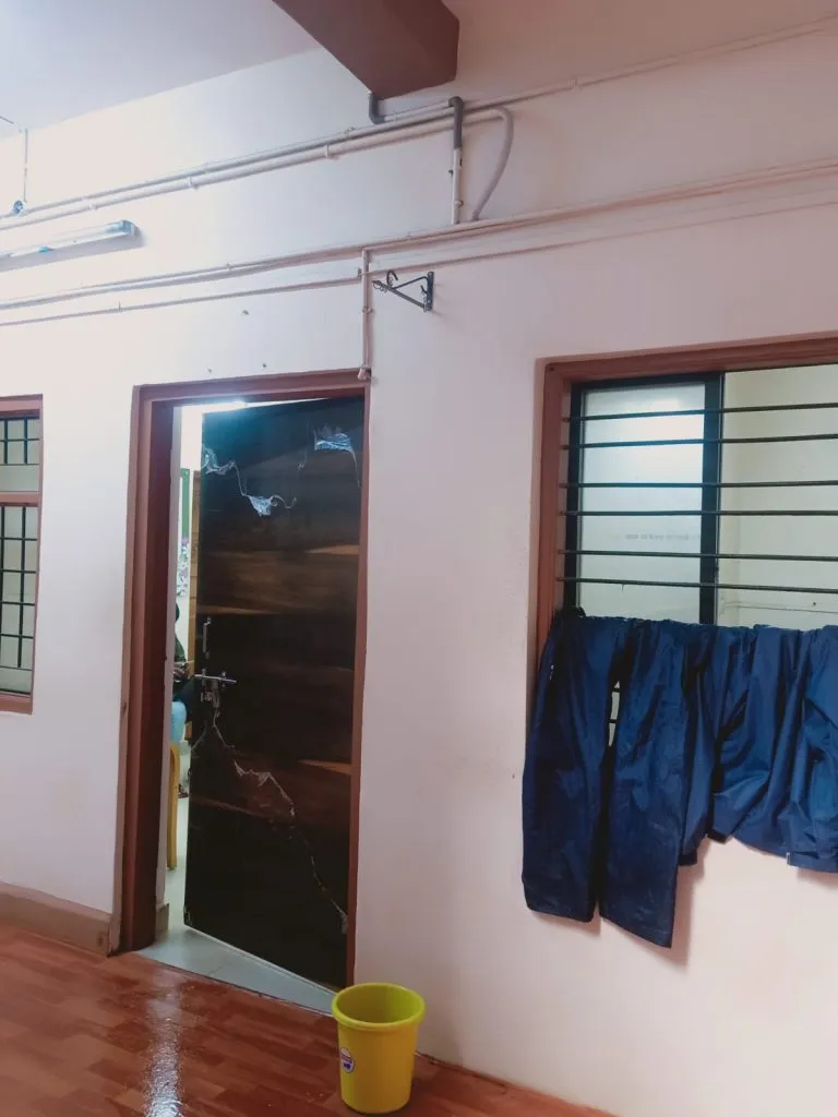 Leakage at Taluka Panchayat building