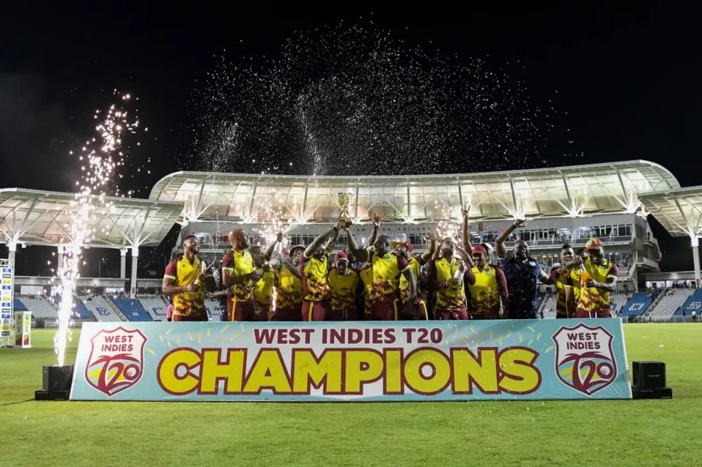 West Indies won the T20I series against South Africa 3-0