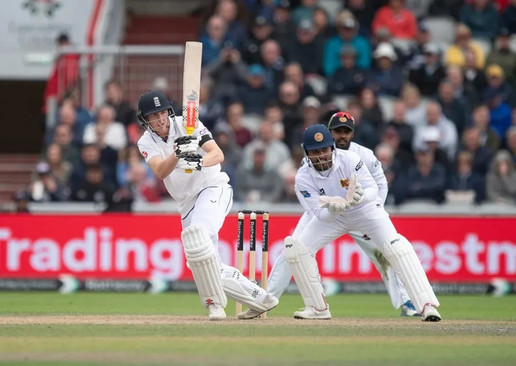 Brooke's unbeaten half-century saved England