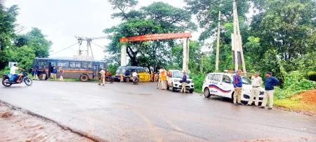 Police deployment in Uchgaon area