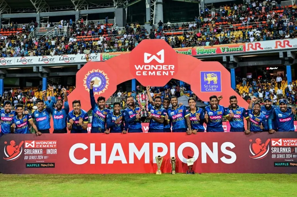 Sri Lanka's series win over India