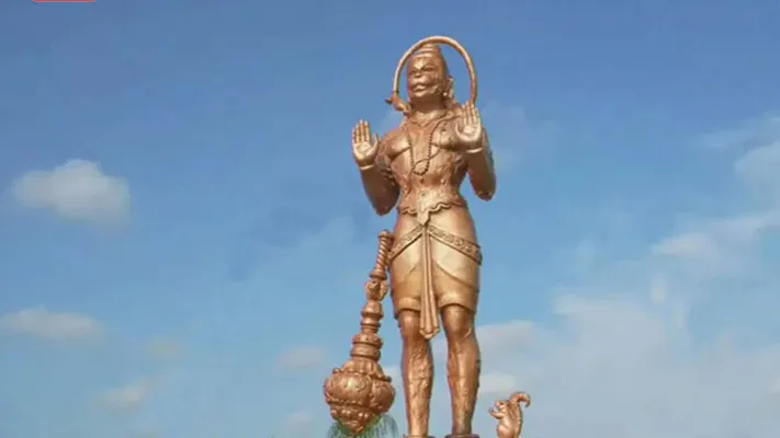 90 feet tall idol of Lord Hanuman in Texas