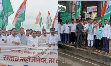 Congress attack on Taswade toll booth