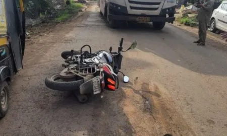 Bike rider killed