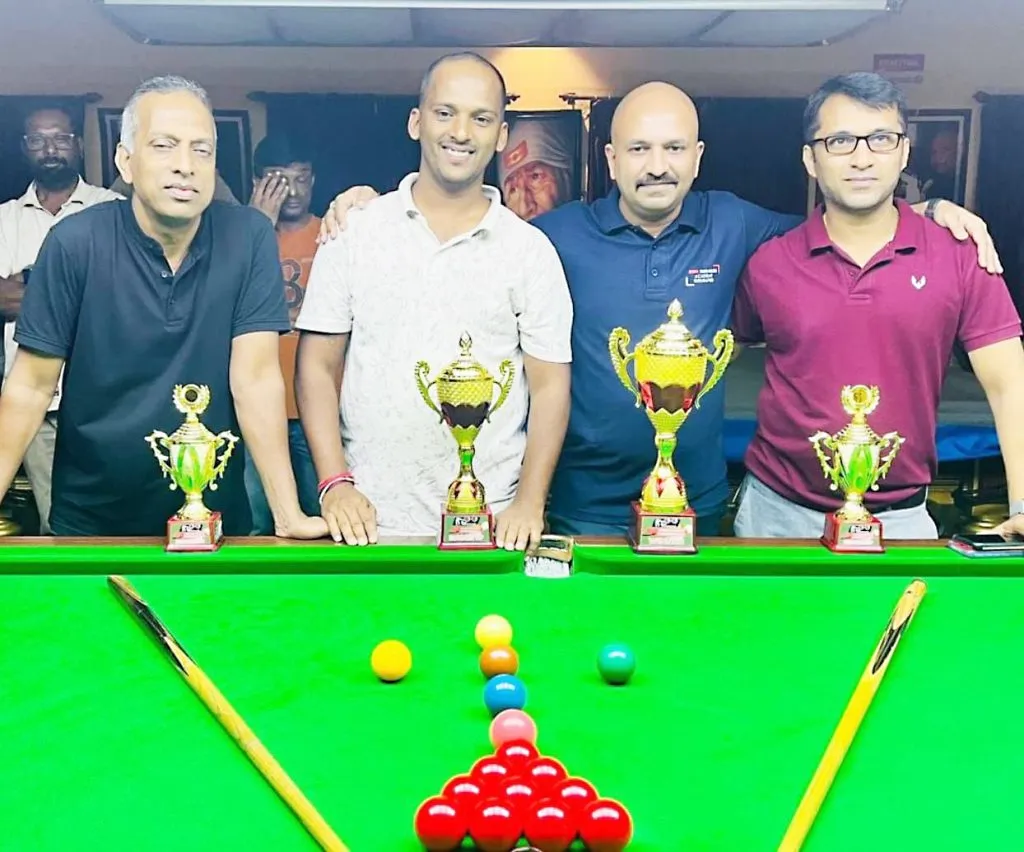 Piyush Limbad of Kolhapur won the Inter-State Ten Red Snooker Tournament