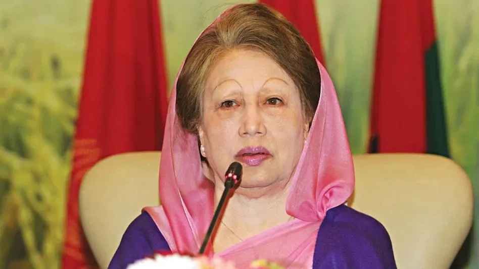 Orders the release of key opposition leader Khaleda Zia