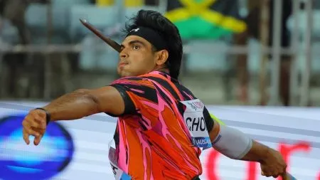 Season best throw by Neeraj Chopra
