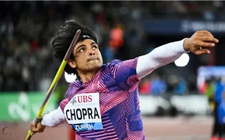 Neeraj Chopra in Olympic finals