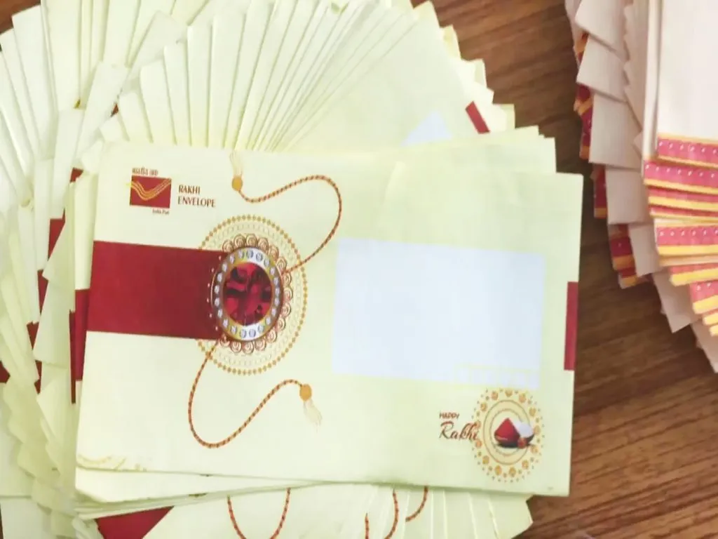 Shortage of cover for sending Rakhi