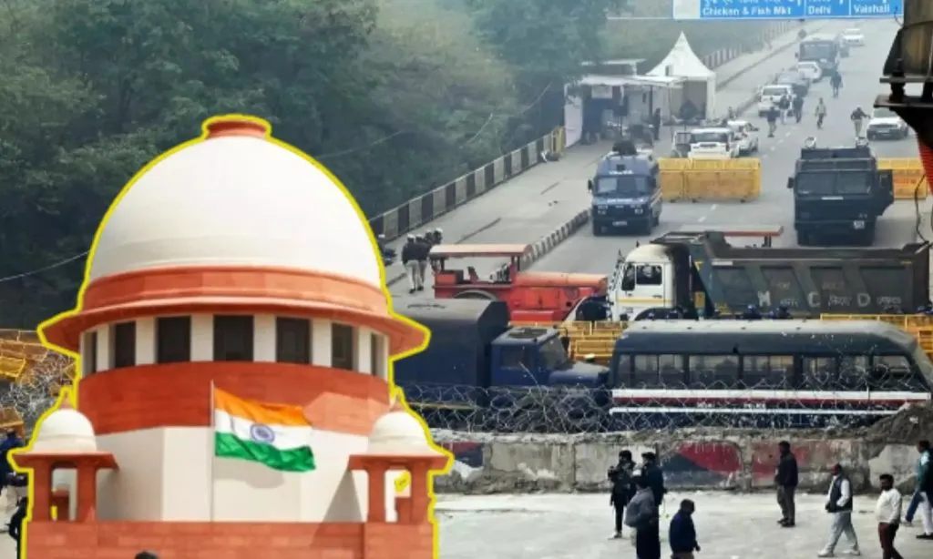 शंभू सीमेवर दोन्ही बाजूंनी एक-एक लेन खुली करा! Open one lane each on both sides at Shambhu border!