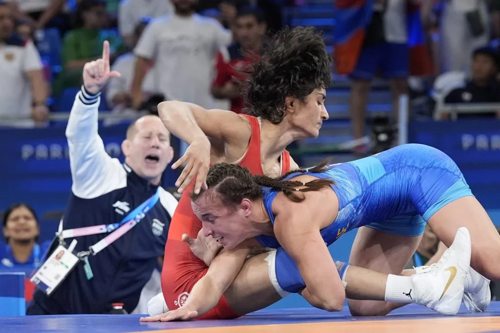 Vinesh Phogat in the final round