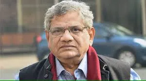 माकप नेते सीताराम येच्युरी रुग्णालयात दाखल CPM leader Sitaram Yechury admitted to hospital