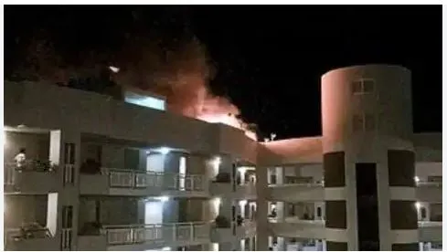 A helicopter crashed on the roof of a hotel in Australia