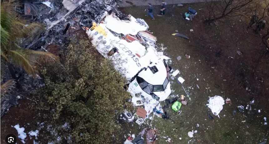 61 killed in passenger plane crash in Brazil