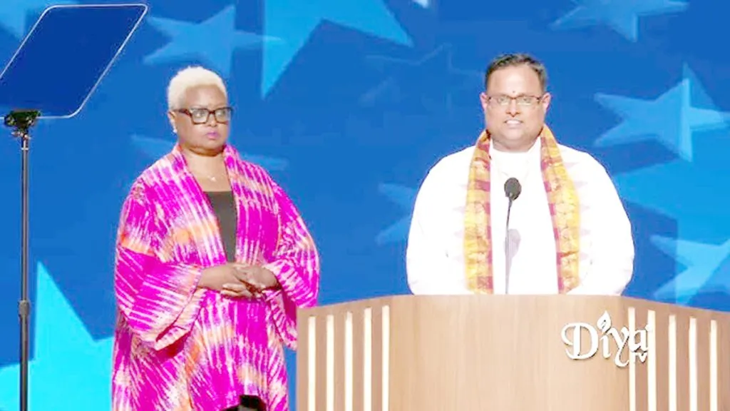 Vedic chanting at a Democratic Party convention