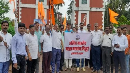 शिवरायांचा पुतळा कोसळल्याच्या घटनेचे सावंतवाडीत पडसाद