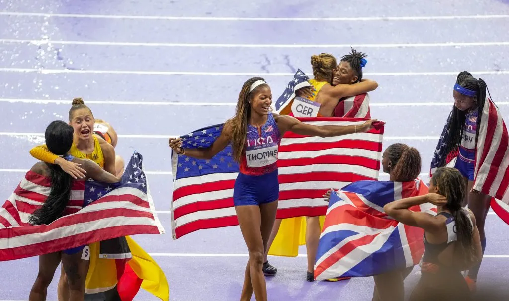 Sha'Carrie Richardson tops the US in the women's 4x100m relay