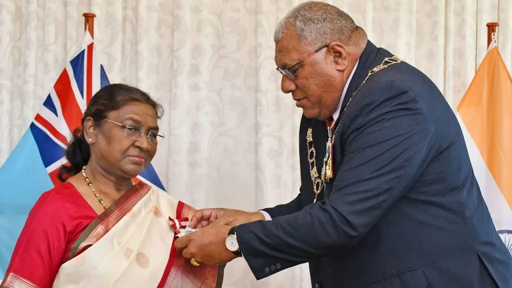 Fiji's highest award to President Murmu