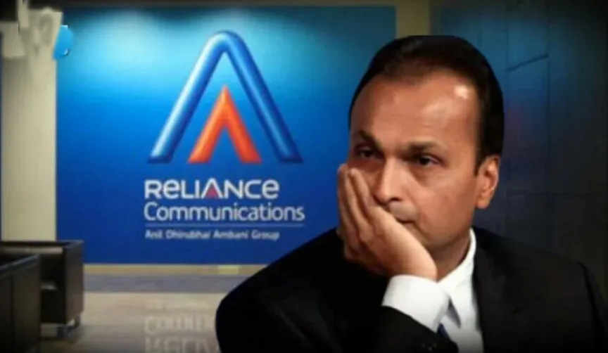 Shares of industrialist Anil Ambani's companies are falling