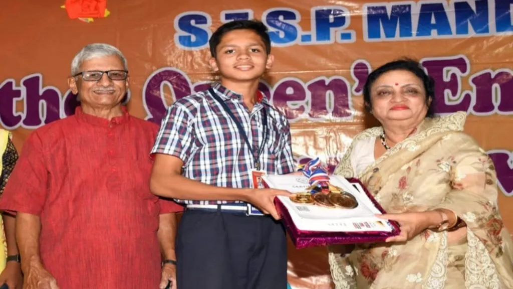 कु. आयुष पाटणकरला गुणवंत खेळाडू पुरस्कार जाहीर