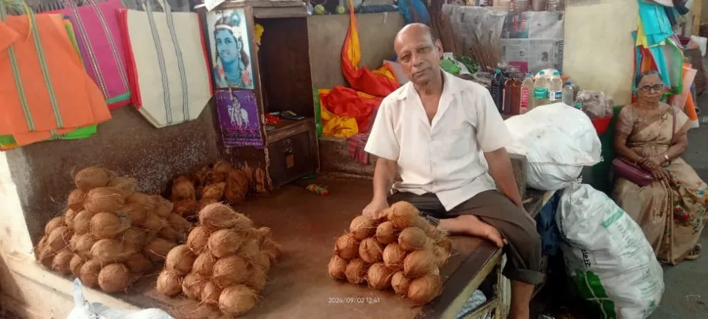 Three obstacles in front of Goan coconut