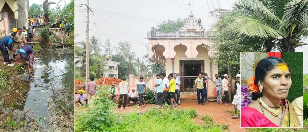 Thieves killed a woman by pushing her into a well in Shindoli?