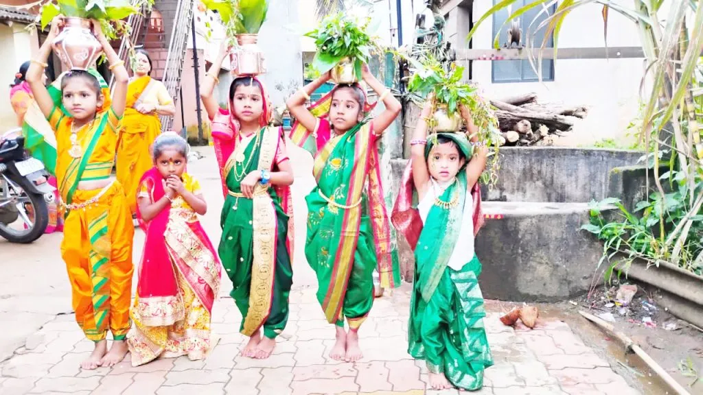 The arrival of Gourai in the Kadoli area is spectacular