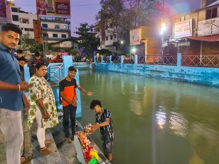 Had to face the darkness during immersion of Ganesha idol