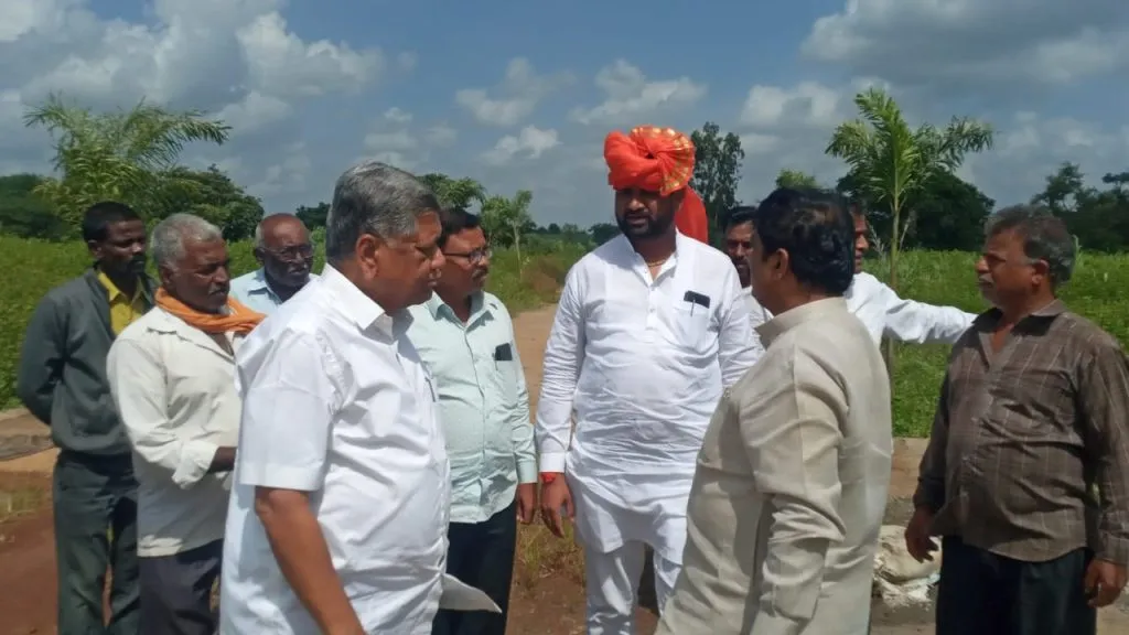 Concreting of canal in Mutge Shiwar after monsoon