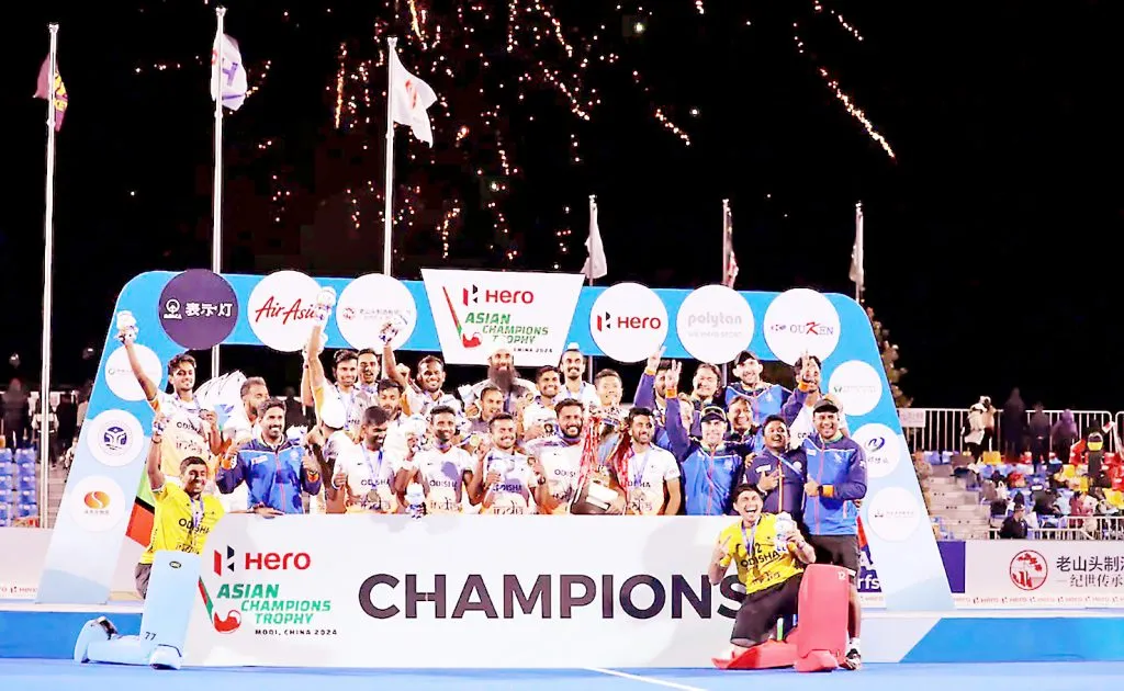 India retain title after beating China in final