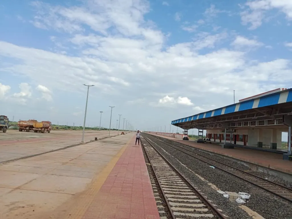 Lokapur railway station is open for freight traffic