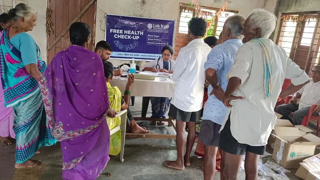 Health screening camp at Nerse village by Lokkalp