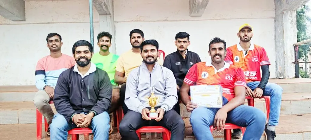Macche Warriors Winner of Throwball Tournament