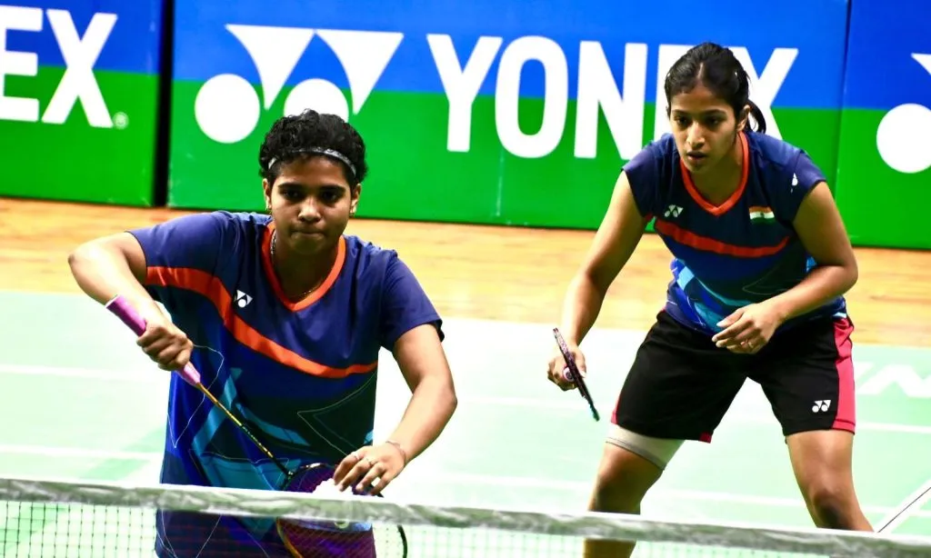 Trisa Jolly-Gayatri's triumphant salute