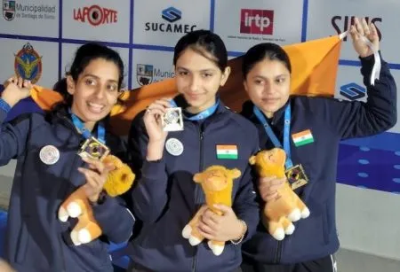 India won two team golds at the Junior World Championships