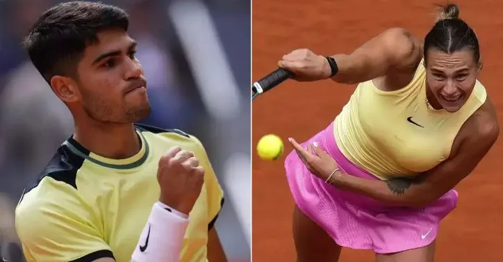 Alcarez, Sabalenka in the semifinals