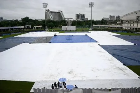 The fourth day's play was also lost due to rain