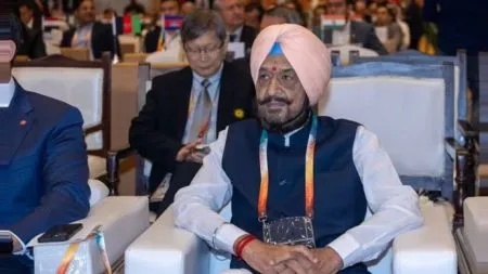 Randhir Singh as President of OCA