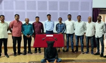 उचगाव तरुणांकडून पिस्टल, रिव्हॉल्वर व दोन जिवंत काडतूस जप्त Kolhapur Crime