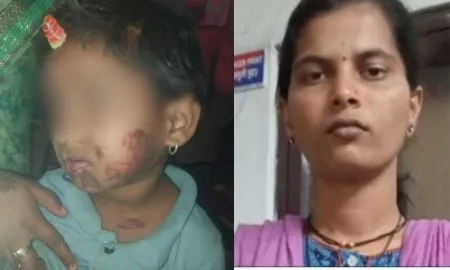 सावत्र आईकडून चिमूरडीला गरम उलाथण्याचे चटके! पोलिसांत तक्रार दाखल The girl was tortured Shiroli MIDC police station.