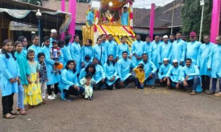 लांजा पोलीस ठाणेच्या गणपती बाप्पाला भावपूर्ण वातावरणात निरोप Ganapati Bappa Lanja Police Station