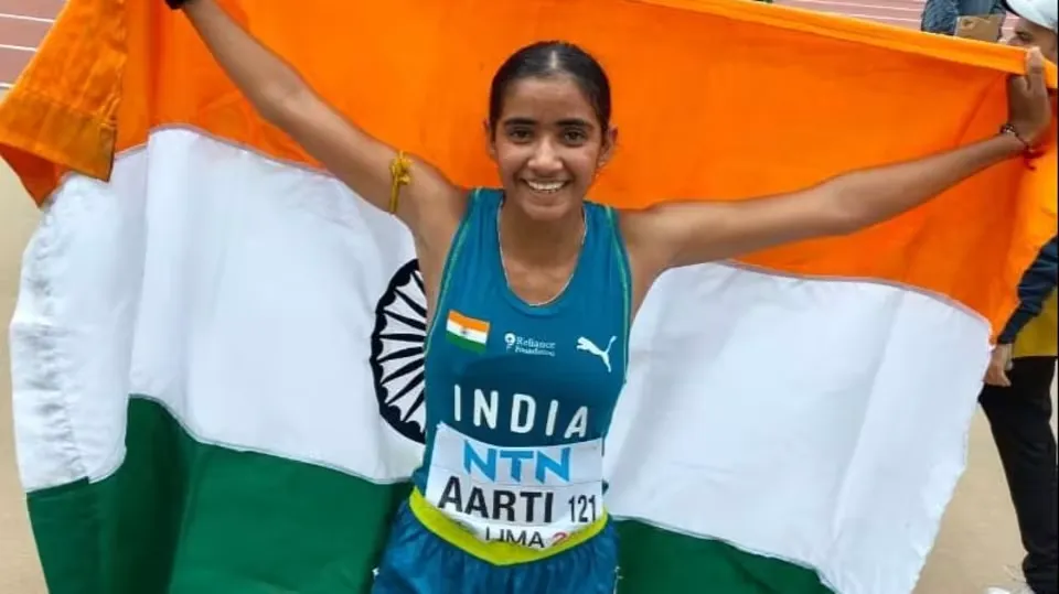 Bronze medal to Aarti