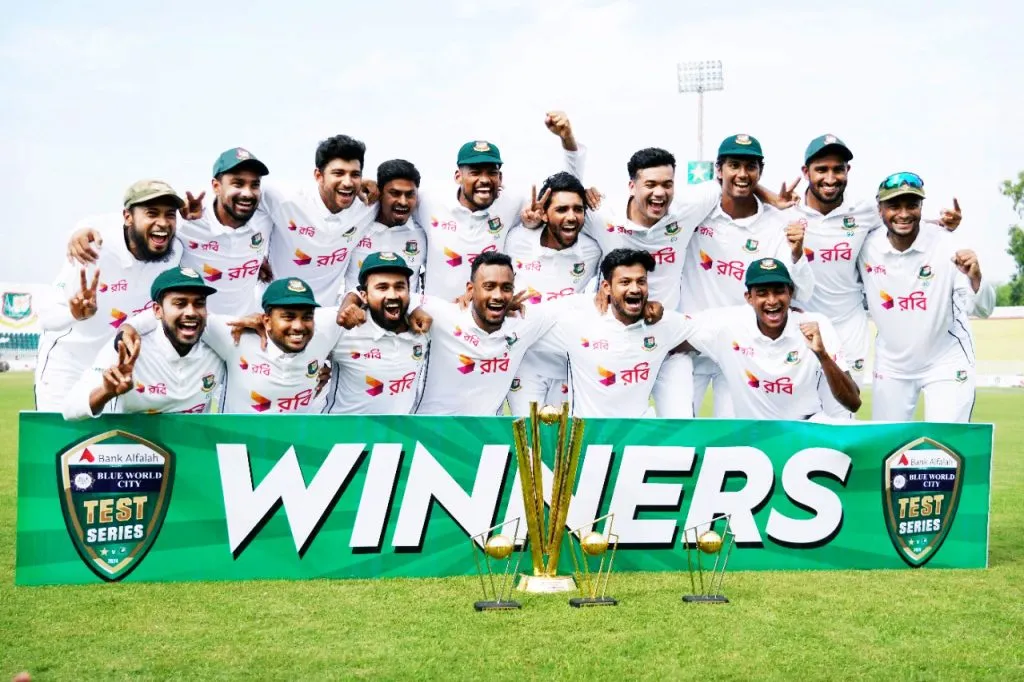 Historic series win for Bangladesh