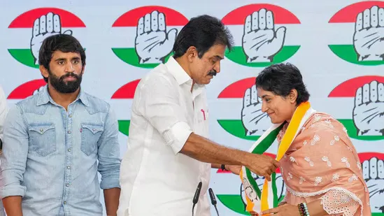 Vinesh Phogat now in the political arena