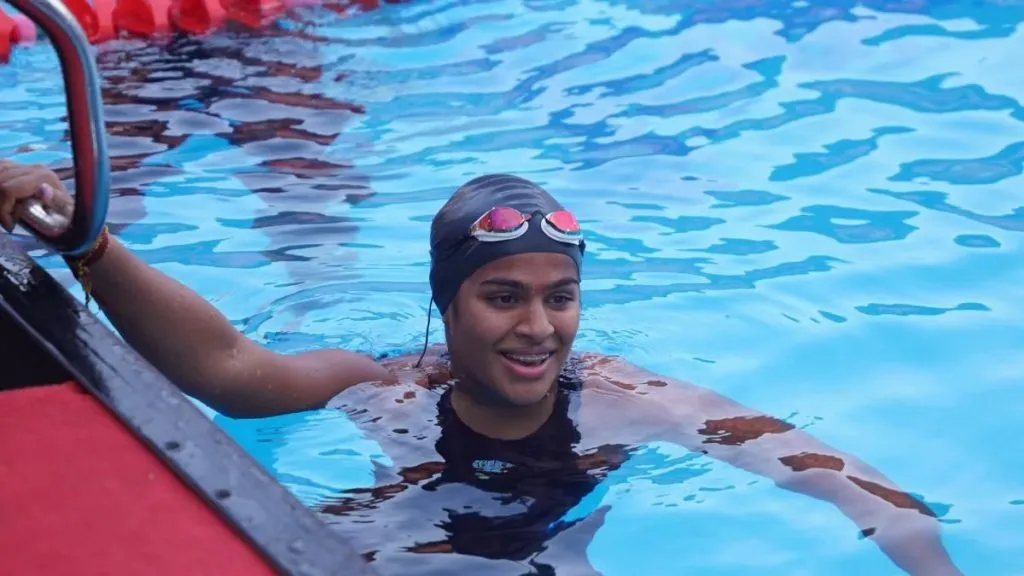 हाशिकाचा 400 मी.फ्रीस्टाईलमध्ये नवा राष्ट्रीय विक्रम Hashika's new national record in 400m freestyle